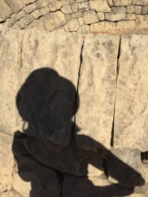 My shadow on the Stone River