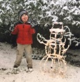 Our son enjoying the snow