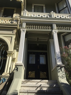 Wooden Door, Painted Ladies, San Francisco
